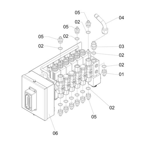 COMANDO HIDR. ELÉTRICO - MONT MECÂNICA 1185834 (CONJUNTO COMPLETO) COMANDO HIDR. ELÉTRICO - MONT MECÂNICA 1185834 (CONJUNTO COMPLETO)