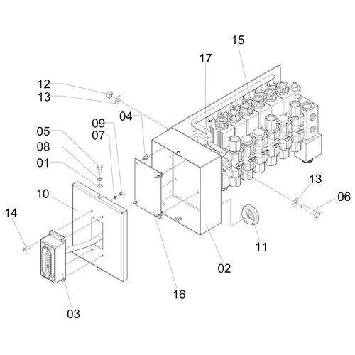 COMANDO HIDR. ELÉTRICO - MONT ELÉTRICA 1185825 (CONJUNTO COMPLETO) COMANDO HIDR. ELÉTRICO - MONT ELÉTRICA 1185825 (CONJUNTO COMPLETO)