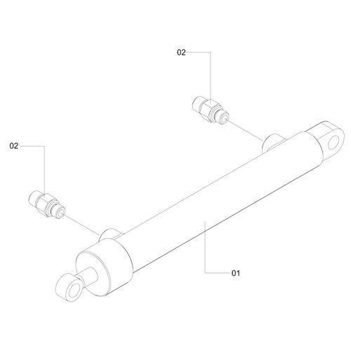 CILINDRO COM CONEXÕES 1185952 (CONJUNTO COMPLETO) CILINDRO COM CONEXÕES 1185952 (CONJUNTO COMPLETO)