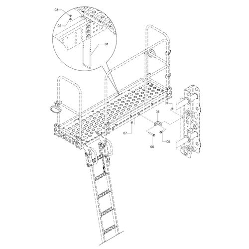 ELEMENTO LIGAÇÃO ACESSO TRASEIRO - 1186317 - VERSÃO - 2016/3-  -0
