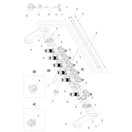 Conjunto dos ramais - 6 vias 1186960 (CONJUNTO COMPLETO) Conjunto dos ramais - 6 vias 1186960 (CONJUNTO COMPLETO)