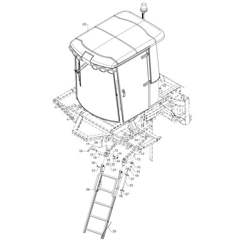 CABINE E COMPLEMENTOS UP NPK RED PLAN 1187223 (CONJUNTO COMPLETO) CABINE E COMPLEMENTOS UP NPK RED PLAN 1187223 (CONJUNTO COMPLETO)