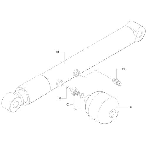 CILINDRO HIDRÁULICO LEVANTE COMPLETO 1187595 (CONJUNTO COMPLETO) CILINDRO HIDRÁULICO LEVANTE COMPLETO 1187595 (CONJUNTO COMPLETO)