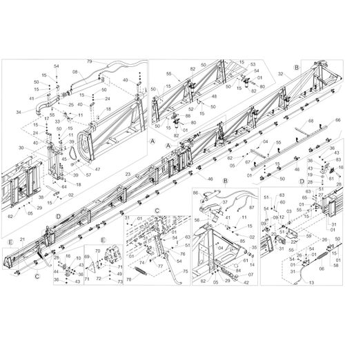 BARRA PULV.24M ADV 3000-AM 50 AGD-6V 1188108 (CONJUNTO COMPLETO) BARRA PULV.24M ADV 3000-AM 50 AGD-6V 1188108 (CONJUNTO COMPLETO)