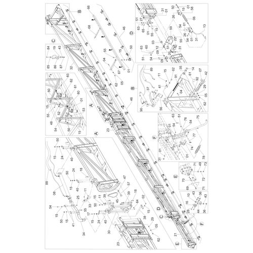 Barra pulv.24M ADV 3000-AM 50 AGD-Elet 1188107 (CONJUNTO COMPLETO) Barra pulv.24M ADV 3000-AM 50 AGD-Elet 1188107 (CONJUNTO COMPLETO)