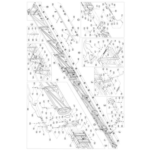 Barra pulv.24M ADV 3000-AM 50 AGQ-Elet 1188109 (CONJUNTO COMPLETO) Barra pulv.24M ADV 3000-AM 50 AGQ-Elet 1188109 (CONJUNTO COMPLETO)