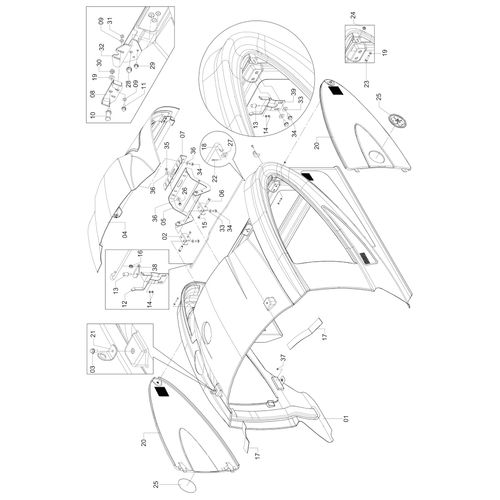 Módulo carenagem do motor - 1188246 - VERSÃO - SAP-2013/8-01-0