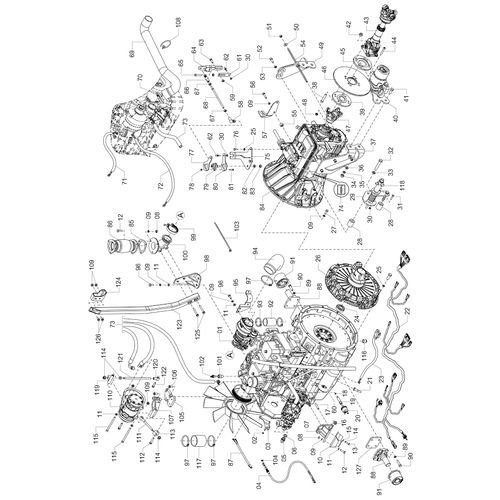 MOTOR COMPLETO - CÂMBIO 