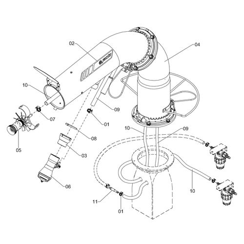 SUBMONTAGEM DO DUTO - PLUS 1188729 (CONJUNTO COMPLETO) SUBMONTAGEM DO DUTO - PLUS 1188729 (CONJUNTO COMPLETO)