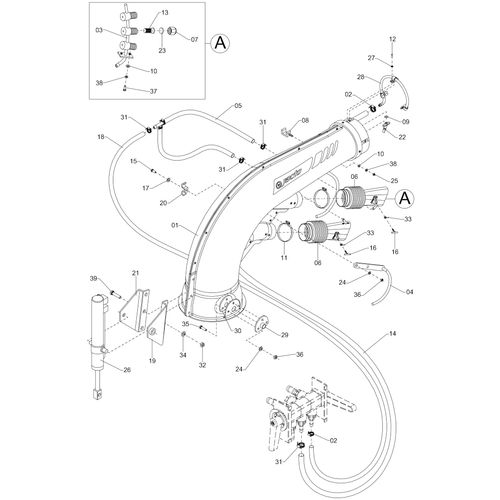 SUBMONTAGEM DO DUTO - CHT 1189291 (CONJUNTO COMPLETO) SUBMONTAGEM DO DUTO - CHT 1189291 (CONJUNTO COMPLETO)