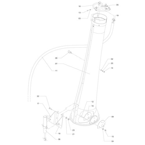 SUBMONTAGEM DO DUTO VERTICAL - CHT 1189296 (CONJUNTO COMPLETO) SUBMONTAGEM DO DUTO VERTICAL - CHT 1189296 (CONJUNTO COMPLETO)