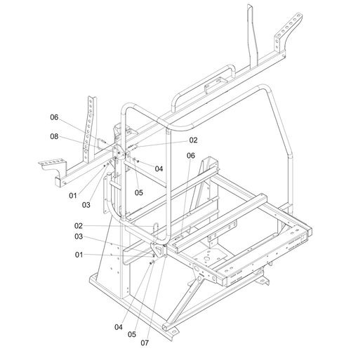 COMPLEMENTO PARA FIXAÇÃO DO CORRIMÃO 1189308 (CONJUNTO COMPLETO)