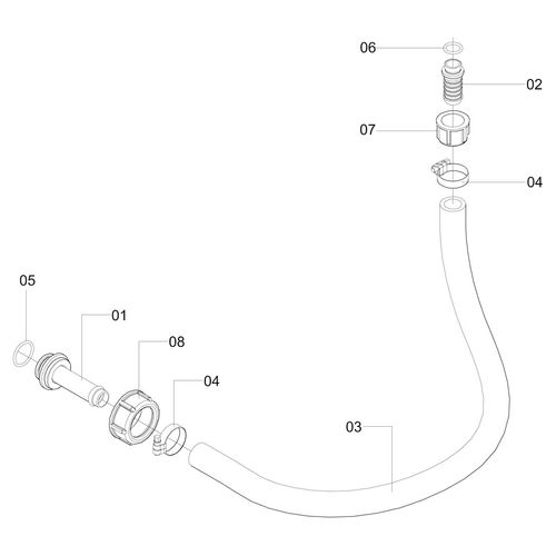 MANGUEIRA V5 VIAS AO INCORPORADOR (PÓ) 1189848 (CONJUNTO COMPLETO) MANGUEIRA V5 VIAS AO INCORPORADOR (PÓ) 1189848 (CONJUNTO COMPLETO)