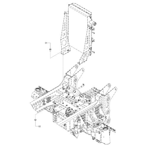 ELEMENTO LIGAÇÃO 4PARAF M16X40 + PORCAS - 1189886 - VERSÃO - 2016/2-I -0