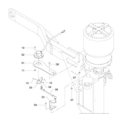 KIT SENSOR DE DIREÇÃO OTMIS - UP-STAR 1190407 (CONJUNTO COMPLETO)