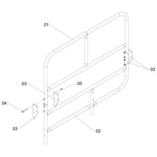 CORRIMÃO INTERMEDIÁRIO COMPLETO 1190757 (CONJUNTO COMPLETO) CORRIMÃO INTERMEDIÁRIO COMPLETO 1190757 (CONJUNTO COMPLETO)