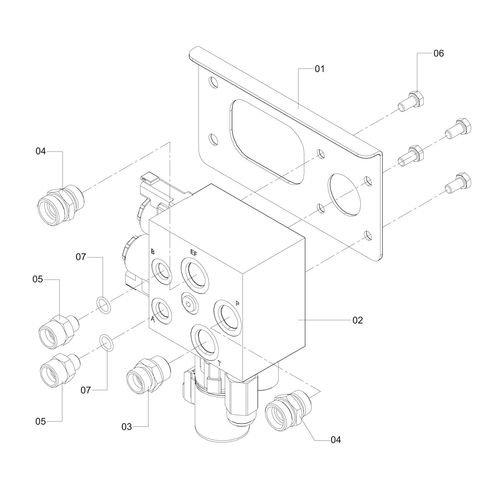 BLOCO HIDRÁULICO PILOTO AUTOMÁTICO 1193102 (CONJUNTO COMPLETO) BLOCO HIDRÁULICO PILOTO AUTOMÁTICO 1193102 (CONJUNTO COMPLETO)