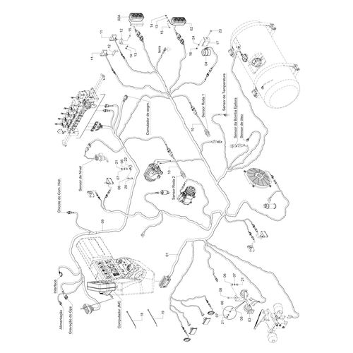 CIRCUITO ELETRICO COMPLETO PLUS/24M - 1193376 - VERSÃO - SAP-2011/10-A -0