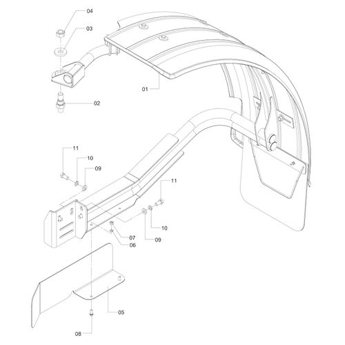 PARA-LAMA DIANTEIRO ESQUERDO COMPLETO 1194073 (CONJUNTO COMPLETO) PARA-LAMA DIANTEIRO ESQUERDO COMPLETO 1194073 (CONJUNTO COMPLETO)