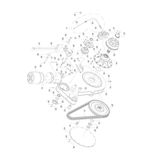 Perna traseira esquerda - completa 1194519 (CONJUNTO COMPLETO) Perna traseira esquerda - completa 1194519 (CONJUNTO COMPLETO)