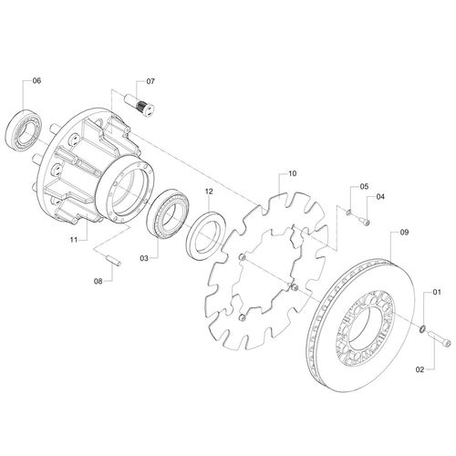 CJ CUBO DA RODA DIANTEIRA - 1195880 - VERSÃO - SAP-2011/9-  -0