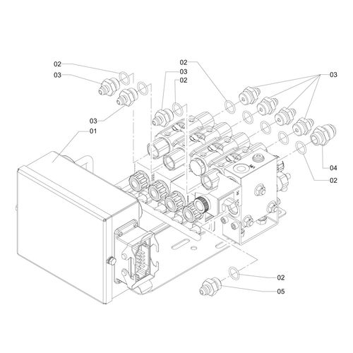 COMANDO HIDR. ELÉTRICO - MONT MECÂNICA 1196089 (CONJUNTO COMPLETO) COMANDO HIDR. ELÉTRICO - MONT MECÂNICA 1196089 (CONJUNTO COMPLETO)