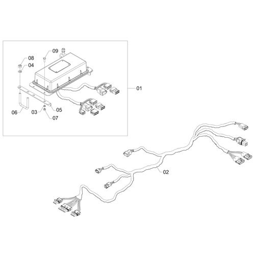 KIT CONTROLADOR SEÇÕES TR 1197622 (CONJUNTO COMPLETO)