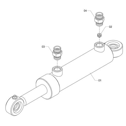 MONTAGEM HIDRÁULICA CILINDRO LEVANTAM. 1197691 (CONJUNTO COMPLETO) MONTAGEM HIDRÁULICA CILINDRO LEVANTAM. 1197691 (CONJUNTO COMPLETO)