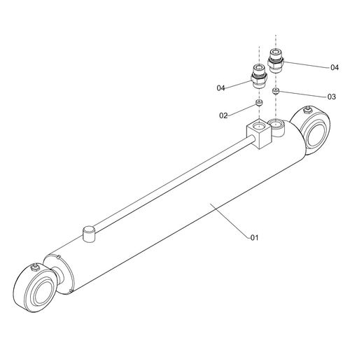 MONTAGEM HIDRÁULICA CILINDRO CAMBÃO LEV. - 1197696 - VERSÃO - SAP-2012/11-  -0