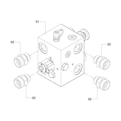 MONTAGEM HIDRÁULICA BLOCO OSCILADOR - 1197765 - VERSÃO - SAP-2013/4-  -0
