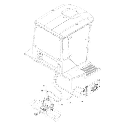 KIT MANGUEIRAS A/C CHASSI 1198080 (CONJUNTO COMPLETO)