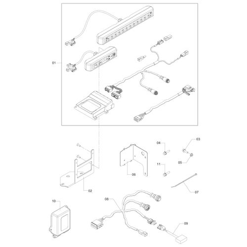 KIT COMUTADOR DE SEGMENTOS CFX 8V-PLUS - 1199657 - VERSÃO - 2014/9-  -0