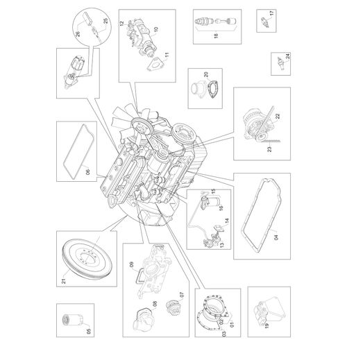 MOTOR DIESEL 82 CV 1199715 (CONJUNTO COMPLETO) MOTOR DIESEL 82 CV 1199715 (CONJUNTO COMPLETO)