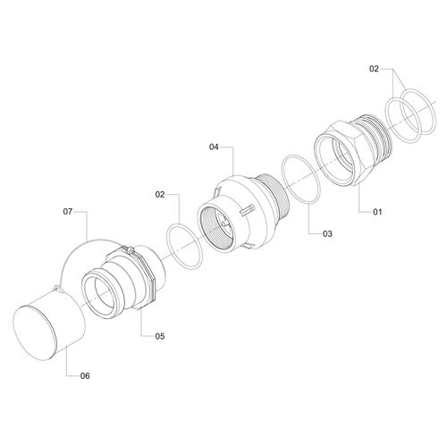 ENGATE RÁPIDO C/ VÁLVULA DE RET. - 2 ENGATE RÁPIDO C/ VÁLVULA DE RET. - 2