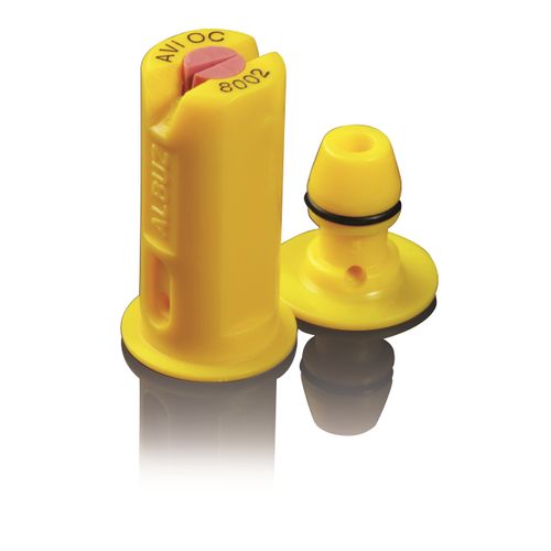 Bico pulv.leque AVI OC 8002 amarelo - 1200349 Bico pulv.leque AVI OC 8002 amarelo - 1200349