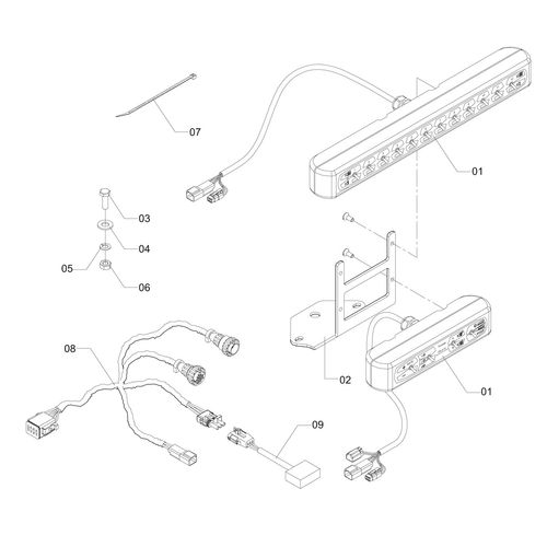 KIT COMUTADOR DE SEGMENTOS CFX PLUS - 1200634 - VERSÃO - 2013/1-  -0