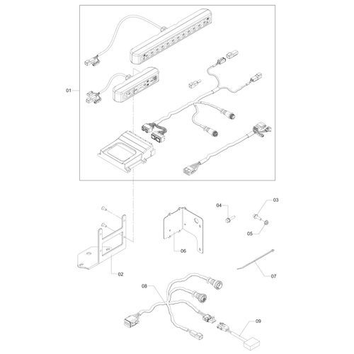 KIT COMUTADOR DE SEGMENTOS CFX PLUS - 1200634 - VERSÃO - 2014/8-01-0