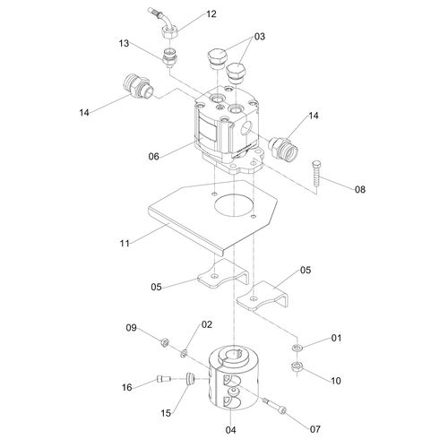 MOTOR HIDRAULICO DO OSCILADOR ESQ COMPLE - 1201235 - VERSÃO - SAP-2013/3-  -0