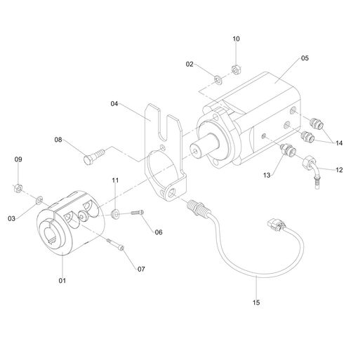 MONTAGEM MOTOR HIDRÁULICO VERTICAL 1201253 (CONJUNTO COMPLETO) MONTAGEM MOTOR HIDRÁULICO VERTICAL 1201253 (CONJUNTO COMPLETO)