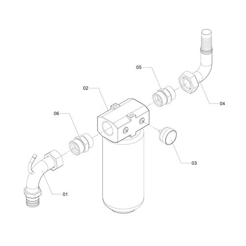MONTAGEM HIDRÁULICA FILTRO DE RETORNO 1201254 (CONJUNTO COMPLETO) MONTAGEM HIDRÁULICA FILTRO DE RETORNO 1201254 (CONJUNTO COMPLETO)