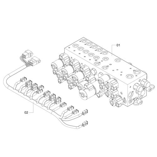 MONTAGEM ELÉTRICA BLOCO CILINDROS 1201440 (CONJUNTO COMPLETO) MONTAGEM ELÉTRICA BLOCO CILINDROS 1201440 (CONJUNTO COMPLETO)