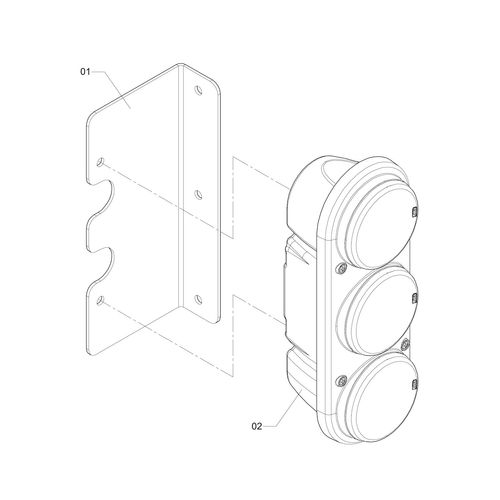 CONJUNTO LATERNA TRASEIRA ESQUERDA - 1201458 - VERSÃO - SAP-2012/11-  -0