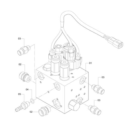 CJ BLOCO HIDRAULICO FREIO/ESCADA 1201690 (CONJUNTO COMPLETO) CJ BLOCO HIDRAULICO FREIO/ESCADA 1201690 (CONJUNTO COMPLETO)