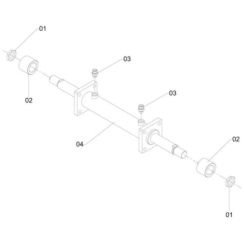 Cilindro hidráulico da direção completo - 1201742 - VERSÃO - 2013/1-  -0