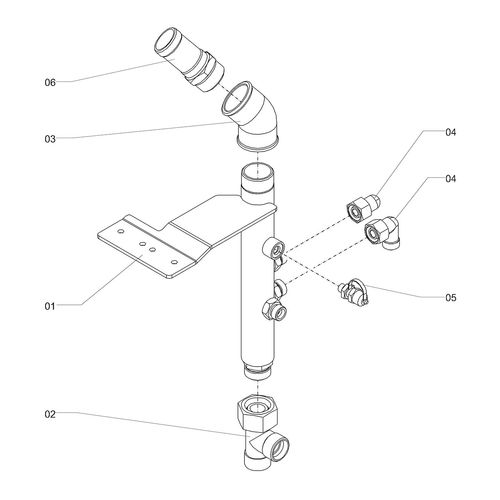 RAMAL RETORNO OLEO HIDRÁULICO - COMPLETO 1201908 (CONJUNTO COMPLETO) RAMAL RETORNO OLEO HIDRÁULICO - COMPLETO 1201908 (CONJUNTO COMPLETO)