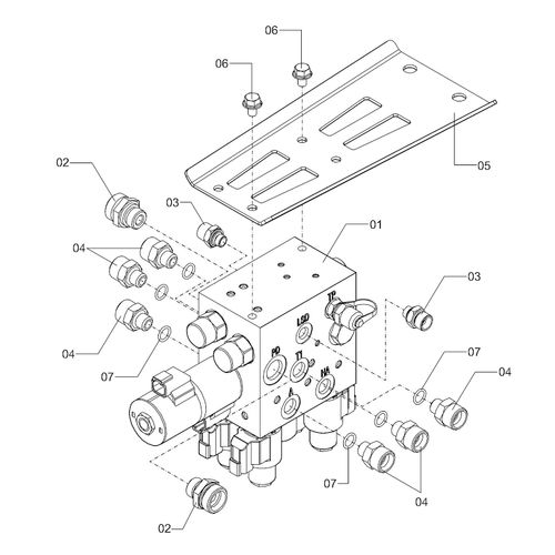 BLOCO DIREÇÃO AUXILIAR C/CONEXÕES 1202041 (CONJUNTO COMPLETO) BLOCO DIREÇÃO AUXILIAR C/CONEXÕES 1202041 (CONJUNTO COMPLETO)