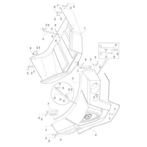 CONJUNTO CARENAGENS - PLUS 1202063 (CONJUNTO COMPLETO) CONJUNTO CARENAGENS - PLUS 1202063 (CONJUNTO COMPLETO)