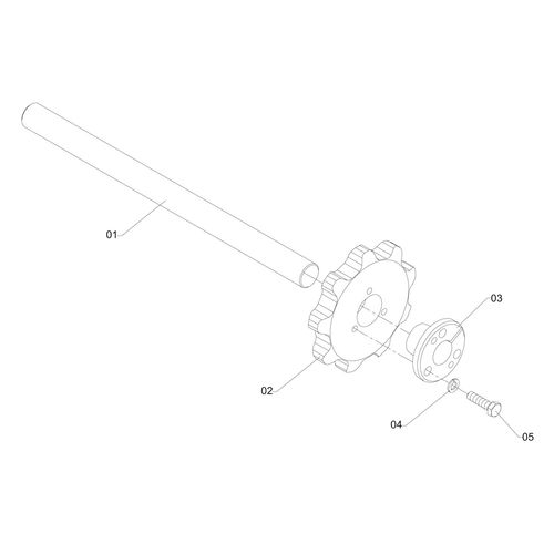 MONTAGEM EIXO MOVIDO TRANSP. TRANSVERSAL 1202164 (CONJUNTO COMPLETO) MONTAGEM EIXO MOVIDO TRANSP. TRANSVERSAL 1202164 (CONJUNTO COMPLETO)