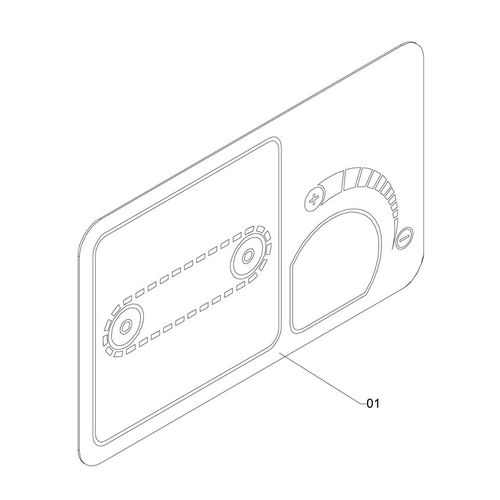 ADESIVO DE INDICAÇÃO EXTERNA DA ESTEIRA 1202279 (CONJUNTO COMPLETO)