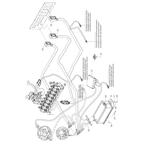 CIRC ELET - UNIPORT STAR 28M - MY-2013 1202468 (CONJUNTO COMPLETO)